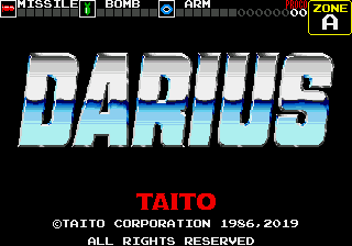 Darius (World) (Genesis Mini, Mega Drive Mini)